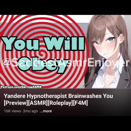 Yandere ASMR of the day (Brainwash me all you want springASMR 🗣️) #yandere #asmr #mommy #goodboy #fyp #viral #pluh #pluh🗣️🗣️🗣️🔥🔥 #depression #lonely #relateable #literallyme #ryangosling #cantthugitoutanymore #real #guessthatsit #unloveable #sad #imanobody #ineedhelp #iwillneverbeloved #ineedtherapy #iwillneverhaveagirlfriend #thankyousaddestasmrenjoyer