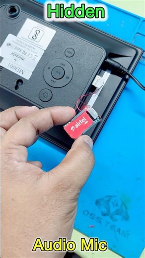 Hidden Mic 🔥🔥#spymic #hiddenmicrophone #howto #technology #tech