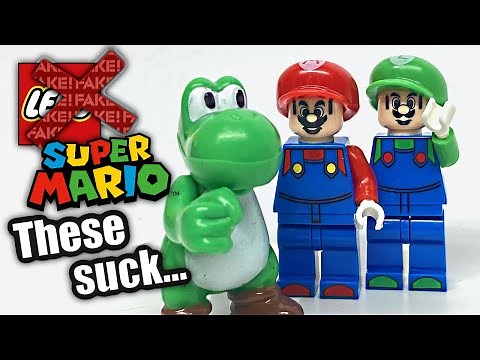 Crappy FAKE LEGO Super Mario figures review!