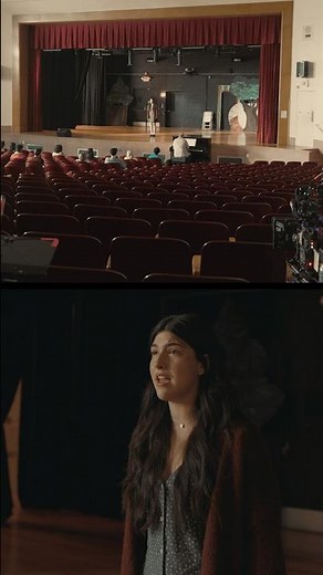 behind the scenes of Sophie's audition in #DontSayGoodLuck