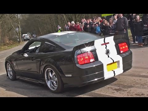 BURNOUT FAIL! Ford Mustang GT Blows Clutch Leaving a Car Show