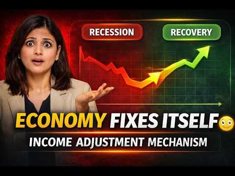 How Economy Fixes Itself | Income Adjustment Mechanism Explained #economics #macro‪@nazialatif614‬​
