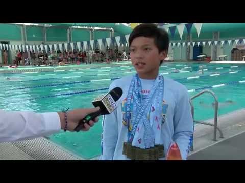 10-year-old swimmer beats Michael Phelps' 1995 record