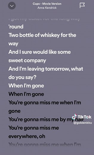 #Cups #PitchPerfect #AnnaKendrick #music #songlyrics #spotify #fypdongggggggg #fypシ゚viral #fyp