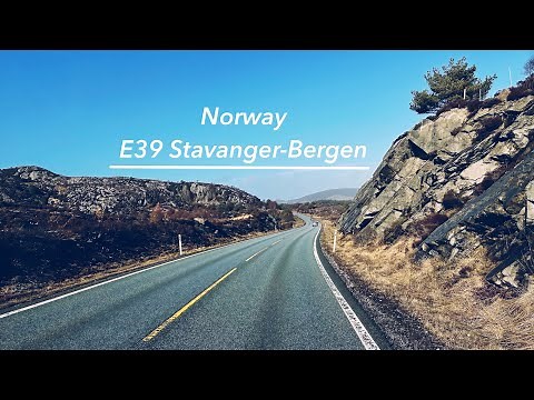 Scenic Drive on Norway's E39: Stavanger to Bergen