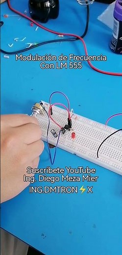 Modulacion de Frecuencia con LM 555