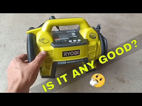 Ryobi One+ (One plus) 18V Inflator Deflator Review