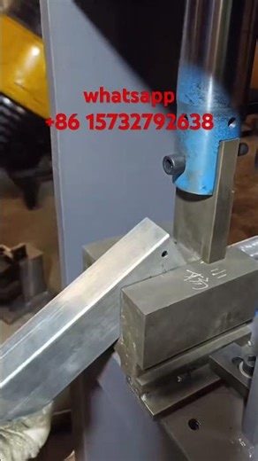 Square pipe slitting machine made in China #device #mechanics #Hydraulic pressure# Hardware