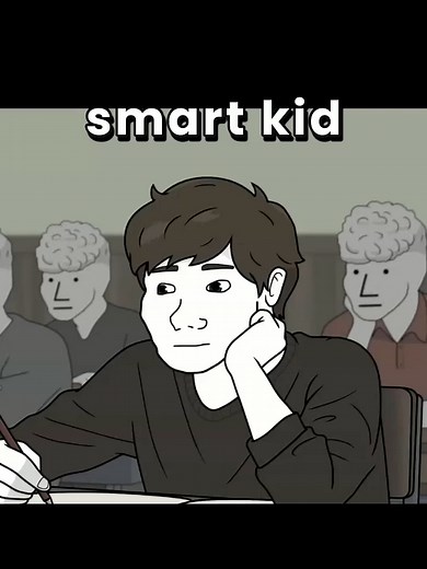 the smart kid life, school is key, RIGHT? #animation #hope #happy #goodlife #nerd