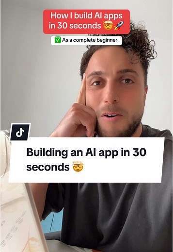 Building an AI App in 30 Seconds for Beginners