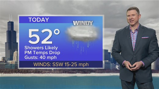 Thursday forecast: Rain, wind, plunging temps later — a weather roller coaster on tap for Chicagoland