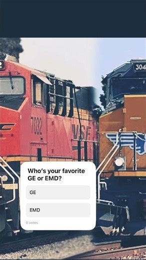 GE or EMD locomotives? #fyp