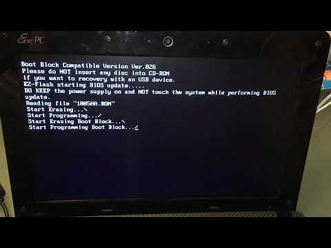 Aggiornamento bios Asus eeepc 1001HA;