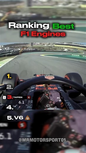 🔥 Ranking BEST F1 Engines EVER 🏁⚙️