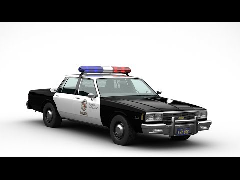 Chevrolet Impala Police 3D Model