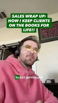 HOW TO KEEP A CLIENT ON THE BOOKS FOR LIFE! 🫶 #shorts #sales