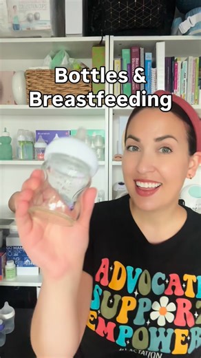 When choosing a bottle for a breastfed baby, nipple shape matters more than many parents realize. Some bottle nipples (like the Avent Natural Response) feature a wide base with a short or abruptly sloped tip. While these may seem “breast-like” at first glance, they often don’t encourage a deep latch, which is essential for both effective feeding and healthy oral development. A shallow latch, which these nipples can promote, places more pressure on the lips and front of the mouth rather than enco