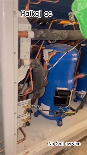 Package AC Copper Pipe Heating 🔥 | Perfect Brazing Joint | Trending Video #tatasierra2025 #ironpip