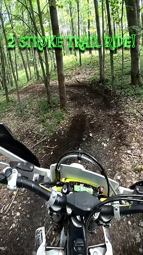 Trail riding my Husqvarna te150 at AOAA! #husqvarna #te150 #te150i #husqvarnate150i #husqvarnate150 #twostrokelife #twostroke | Smightification