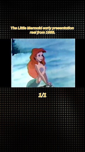 The Little Mermaid early presentation reel from 1988. (all rights belong to Disney) #disney #thelittlemermaid #underthesea #funfacts #disneyguy