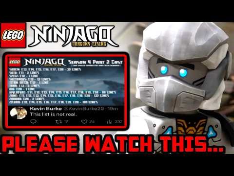Ninjago Writer DEBUNKS Part 2 Cast List! 😅 Ninjago Dragons Rising Season 4 Part 2 News!