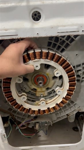 Inside a Washing Machine Motor – Rotor, Stator & Hall Sensor