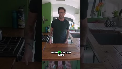 I transformed a bus into a tiny home kitchen!