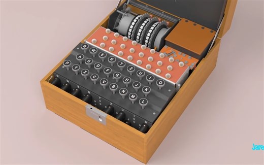 【搬运】恩尼格玛密码机3D动画