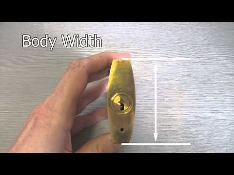 How to measure a Padlock
