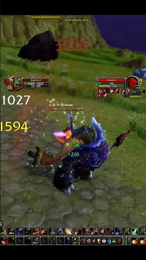WoW Classic TBC Warrior World PvP - 1v1 Warrior vs Rogue #worldofwarcraft #mmorpg #pvp