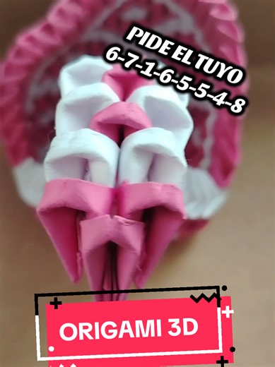 Pide tu origami 3D ahora 😁 #regalo #origami3d #parati #lapaz_bolivia #origami