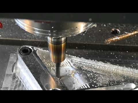 Mastercam machines a Race car Bulkhead with Haas VF2SS - 6061 aluminum