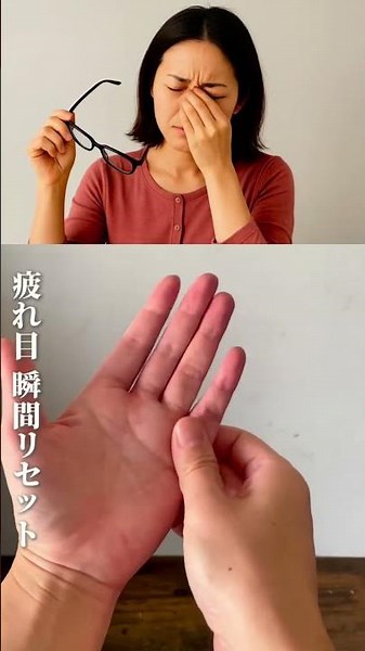 ⚠️肩こり・首こりが一撃で消える！？「手のツボ4選」で即効リセットハック。