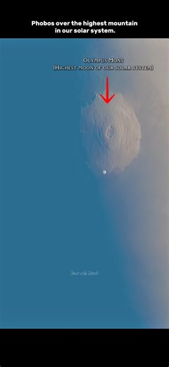 Phobos mons over highest mountain in the solar system☠️