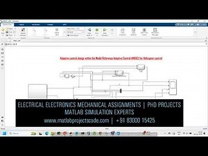 Adaptive control design with Model Reference Adaptive Control MRAC for Helicopter control