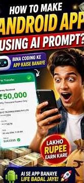 How To Make Android App Using AI Prompt? 🚀 Bina Coding Ke App Kaise Banaye