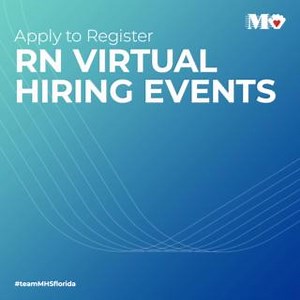 Be at the heart of exceptional care. Join us for our RN Virtual Hiring Events on September 12 (West Side): https://ow.ly/CCNy50PEXzz or September 20 (East Side): https://ow.ly/5gvY50PEXzx from 9 am-4 pm ET. Find out about the opportunities we have available. Apply to register now. Joe DiMaggio Children's Hospital | Memorial Healthcare System Careers