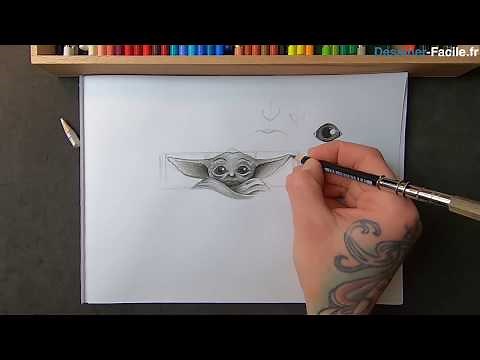 [DESSINER-FACILE] Savoir bien dessiner Maître Yoda de Starwars !