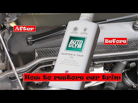 HOW TO RESTORE CAR TRIM || Autoglym Bumper and Trim Gel