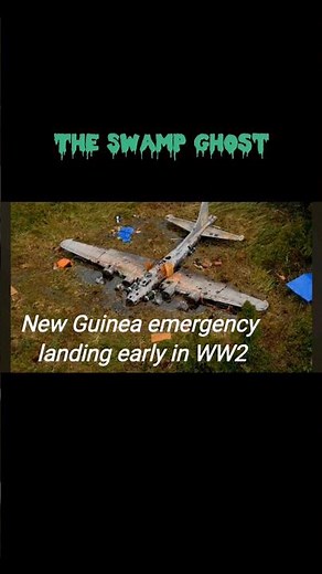 The Swamp Ghost! A Boeing B-17 that crash landed during WW2.