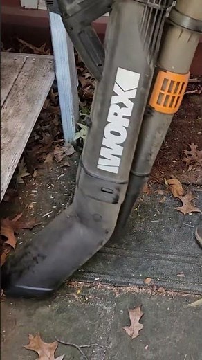 Leaf Cleanup with the Worx Leaf Blower, Mulcher & Vacuum! #springcleaning #homeimprovement