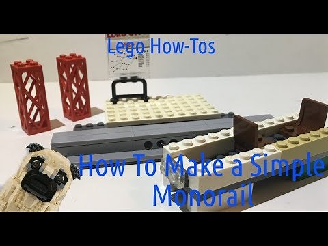 How To Build a Simple Lego Monorail System