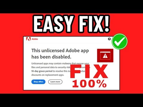 FIX EXPIRED AND UNLICENSED ADOBE APP POPUP ERRORS ON MACOS PERMANENTLY 2026! (EASY FIX)