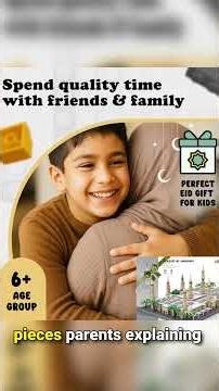 Build Masjid Al Nabawi in Your Living Room - Islamic Lego Style Set for Muslim Kids