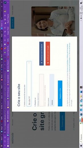 Criando um Site Grátis no Webnode