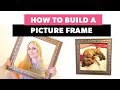 How to Build a Picture Frame | How to Antique a Gold Frame
