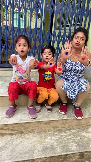 red and white Japanese color mixing song🌈🌈#shorts