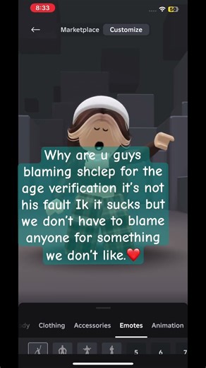 Ik the age checks really suck but never blame someone for something we don’t like