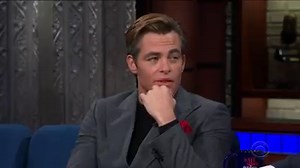 Chris Pine showcases the research he did for his role as King of the Scots, Robert the Bruce, who he plays in the Netflix film “Outlaw King.” | The Late Show with Stephen Colbert