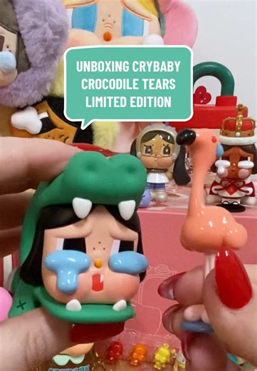 Hot take… but unboxing possibly one of the cutest Crybaby releases ever?! 🐊 so happy I could add 2023 limited edition Crocodile Tears to my collection ✨ the little flamingo friend is everythingggg! 🦩@POP MART @POP MART AU @mollyfactory.official #popmartunboxing #crybabypopmart #popmartcollection #popmartau #popmartaustralia